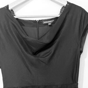 Black dress with lace detail